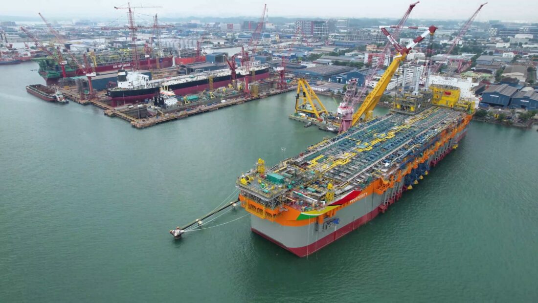 WATCH NOW: First series of Topside Modules lifting for Prosperity FPSO