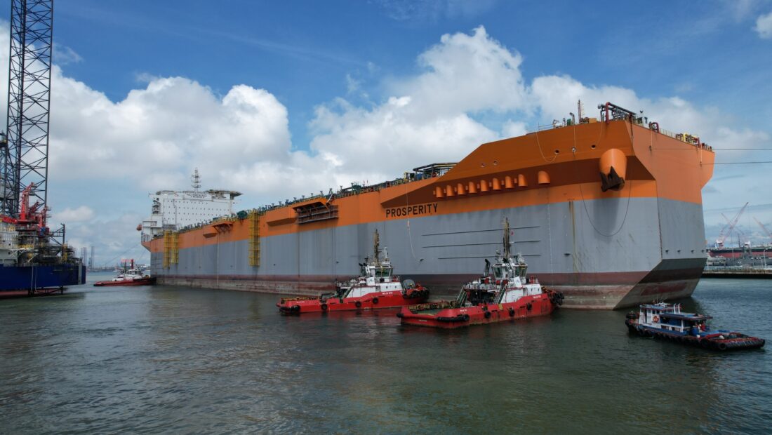 Prosperity FPSO enters drydock in Singapore