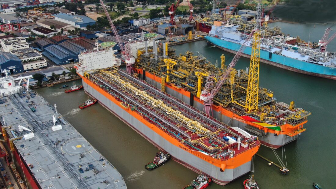 Prosperity FPSO hull arrives in Singapore for next phase of construction