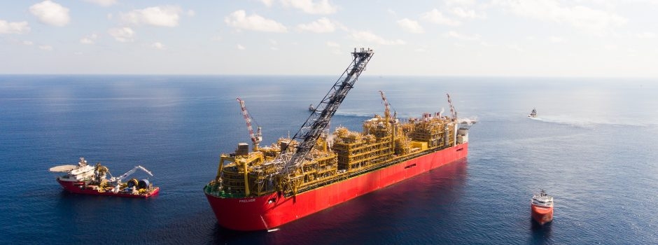 Prelude FLNG turret designed by SBM Offshore fully operational