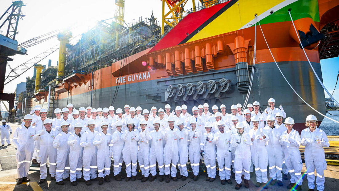 Bankers, Investors & Analysts visit FPSO ONE GUYANA in Singapore